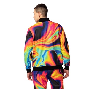 Survêtement de sport pour homme en polyester imprimé par sublimation intégrale, tenue de jogging, fournisseur d'usine OEM sous marque privée - Product Image 5