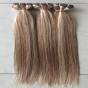 Extensiones de cabello humano liso de 22 pulgadas, pelo peruano sin procesar de la mejor calidad, supersuave y sedoso, indio, P30/613 - Product Image 3