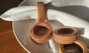 Popular Design Wooden Handmade <b>Tabletop</b> Wood Napkin Ring Restaurant Decorative Napkin Ring Holder for Selling With Customized - Product Image 2