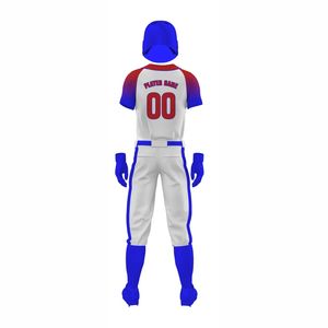Uniforme de Béisbol Juvenil personalizado, diseño de talla grande transpirable con logotipo propio impreso en estilo establecido - Product Image 6