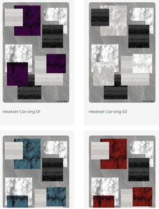 Adiva Modern Jacquard Woven Rug Set Hecho a mano con Polipropileno Yute Poliéster para el hogar Sala de estar Dormitorio 20ft Pedido Turquía - Product Image 4