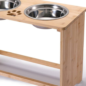 Alimentador de mascotas de acero inoxidable de altura ajustable, último cuenco de alimentación antideslizante para perros y gatos, producto de precio razonable - Product Image 5