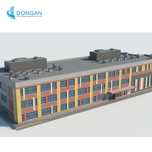 Structure en acier Q355B à assemblage rapide pour bâtiments scolaires, installations éducatives préfabriquées modernes, conception de précision Tekla 3D - Product Image 3