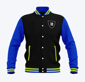 แจ็กเก็ตเบสบอลวินเทจสำหรับผู้ชายมหาวิทยาลัยมหาวิทยาลัยมหาวิทยาลัยเด็กเครื่องบินทิ้งระเบิดผ้าขนแกะแขนเสื้อหนังว่างเปล่าสำหรับฤดูหนาว - Product Image 4