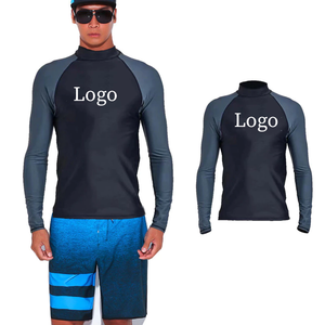 ODM OEM Men's Long Sleeve <b>BJJ</b> MMA Compression Shirt UV Protective <b>Rashguard</b> for Gym Workout Breathable Feature - Product Image 1