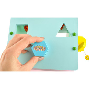 Jouets en bois 3-en-1 : Blocs de tri, Horloge, Clé, Empilage et Empilement - Product Image 1