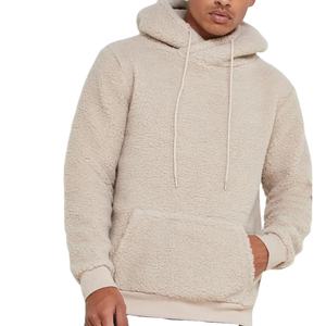 2025 OEM al por mayor Jersey grueso personalizado Fuzzy Furry Sherpa Sudadera con capucha de lana para hombres logotipo personalizado transpirable invierno hombres sudaderas con capucha - Product Image 1