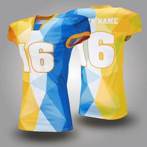 Maillot de football américain pour hommes, vêtements de sport respirants du Pakistan, ensemble grande taille imprimé - Product Image 3