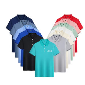 Camisetas de polo de secado rápido para hombre, camisetas de polo con logotipo personalizado de alta calidad, polos de golf, poliéster transpirable, patrón sólido, tela de punto no tejida - Product Image 5