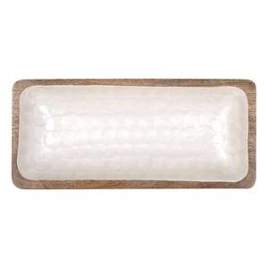 Plato y bandeja de esmalte azul Grabado Logotipo personalizado Bandejas de esmalte de último estilo Plato de servicio para galletas Caramelos Cupcakes Usos de exhibición - Product Image 4