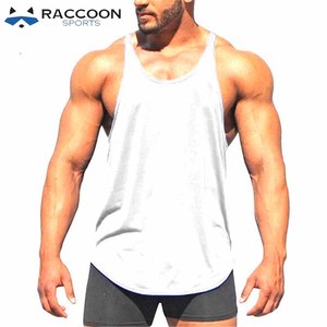 Men's Fitness Singlets Breathable Quick Dry Eco-Friendly Customizable Colors Logo High Quality Polyester/Spandex Workout Gym - Product Image 6