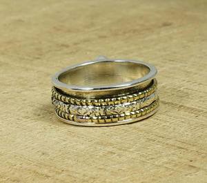 Bague en argent sterling 925 avec onyx vert taille poire serti de griffes, cadeau pour lui - Product Image 3