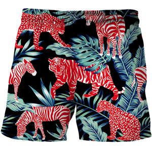 Pantalones cortos de verano de secado rápido para hombre al por mayor, pantalones cortos de playa ecológicos con estampado de patrones - Product Image 1