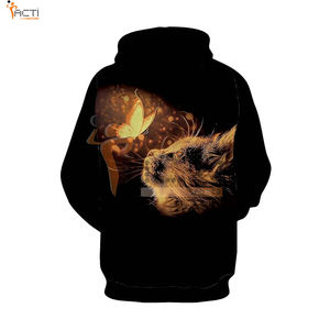 Sudaderas con capucha de impresión 3D al mejor precio a la venta en línea de algodón hecho a la moda ropa informal sudaderas con capucha de impresión 3D - Product Image 2