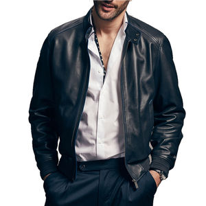 Chaqueta de Motocicleta de Cuero para Hombre de Alta Calidad, Personalizable OEM, Cuello Alto, Impermeable, Transpirable, de Lona, Venta al Por Mayor - Product Image 4