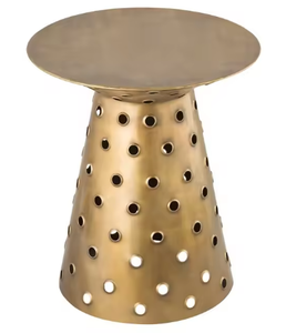 Mesa auxiliar de Metal de hierro de diseño elegante para sala de estar y comedor, única para sala de estar, dormitorio, jardín, lavandería, interior y exterior - Product Image 6