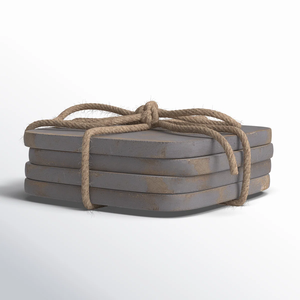 Sous-verres en bois brun, design classique, qualité supérieure, vente chaude, sous-verres en noyer, décoration d'intérieur, design personnalisé disponible - Product Image 2