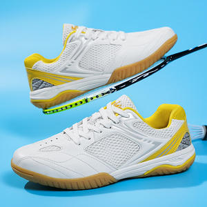 Zapatillas de entrenamiento para hombre con amortiguación y diseño transpirable, zapatillas deportivas profesionales antideslizantes y resistentes al desgaste, zapatillas de tenis. - Product Image 4