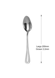 Mr. Spoon Serie Bola, Cuchara de Sopa, 200 mm, Acero Inoxidable 18/0, Mango Monobloque, Plateado, Apto para Lavavajillas, Hostelería Restaurante - Product Image 2