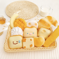 Jouet Squishy Géant en Forme de Pain Grille-Pain, à Remontée Lente, Grand, Doux, Mochi, Anti-Stress, Anti-Anxiété, Fidget, à Presser, Kawaii, Alimentaire