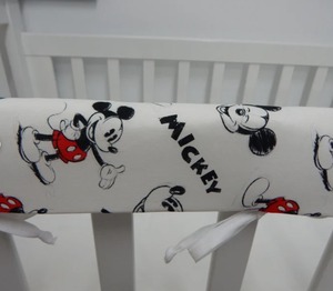 EAST COAST CORP Housse de lit pour berceau Tapis de dentition noir et blanc Cartoon 100% coton - Product Image 3
