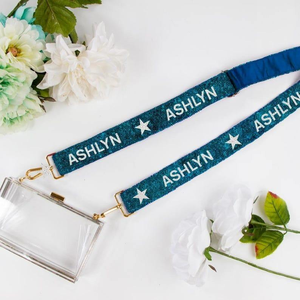 Sangle de sac en perles personnalisée faite à la main Sangle de sac à main en perles de rocaille Sangle d'épaule réglable esprit scolaire - Product Image 5