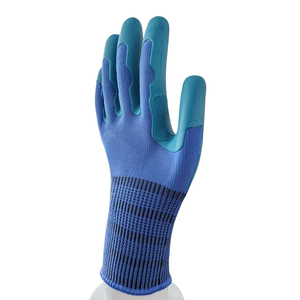 Gants en cuir TPR personnalisés antidérapants contre les coupures et les vibrations Gants de sécurité enduits de latex de mousse sableuse pour mécaniciens Gants d'impact au travail - Product Image 5