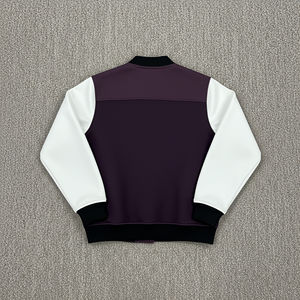 Chaqueta Universitaria de Lana 100% con Estampado Personalizado OEM/ODM, Chaqueta Universitaria Clásica de Béisbol Informal para Hombre con Botones - Product Image 2