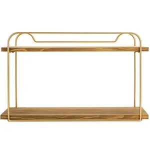 Handmade Latest Wood and Metal <b>Frame</b> Wall Mounted <b>Floating</b> Shelves High Selling Quality Shelf for Home and Hotel Decor Use - Product Image 1
