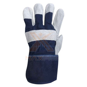 Comfortable Anti-Cut Leather Working Gloves Fireproof & Waterproof Safety Cuff Unisex Custom Made Low MOQ - Product Image 2