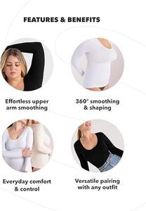 Cami Shaper Women's Long Sleeve T <b>Shirts</b> Breathable <b>Compression</b> Tops for Women with Long Sleeves - Product Image 5