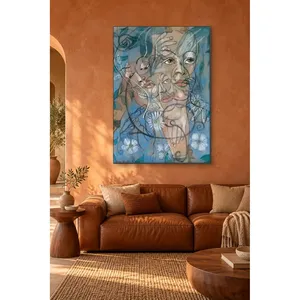 Impression sur toile Fida Picabia Hera Transparent Layered Faces - Product Image 4