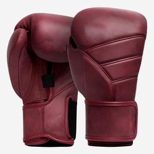 ถุงมือฝึกซ้อมมวยหนังแท้สีพื้นคุณภาพสูง ออกแบบเองได้ ระบายความชื้น ปิดด้วยแถบตีนตุ๊กแก พร้อมโลโก้สั่งทำ - Product Image 2