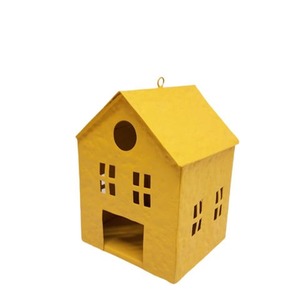 Atraer la forma de cabaña de estilo de casa de pájaros colgantes con un diseño elegante para un aspecto contemporáneo Casas de metal más vendidas - Product Image 2