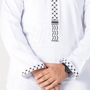 ชุดญุบบะห์ผู้ชายทันสมัย ดีไซน์โมเดิร์น แขนยาว ชุดอิสลาม ขายส่งจำนวนมาก ผู้จำหน่ายชุดญุบบะห์ผู้ชาย - Product Image 5