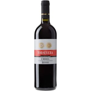 Umbria Rosso IGT Red <b>Wine</b> 750ml-6 Bottles Per Box-Elegant Umbrian <b>Wine</b>-Torsevera - Product Image 1