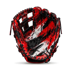 Gants de baseball légers pour receveur, durables, confortables, en synthétique, à doigts complets, pour droitiers et gauchers - Product Image 3