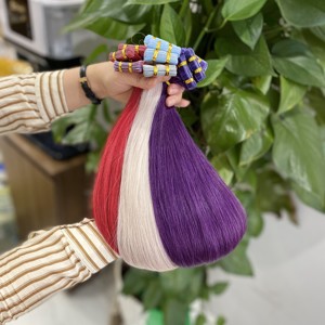 Vente chaude Rose Ruban adhésif Naturel Droite Unique Donateur Raw Vietnamien Extensions de Cheveux Humains Remy Perruques de Cheveux - Product Image 5