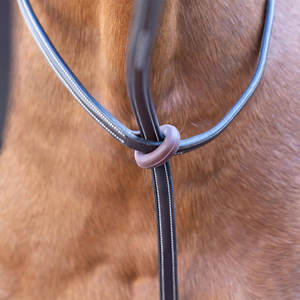 Martingale d'équitation en cuir léger avec détection d'aiguille, conception de haute qualité pour un confort maximal du cavalier, contrôle du cheval - Product Image 4