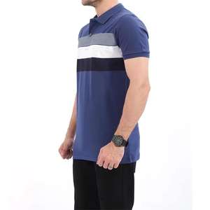 Polos transpirables y de secado rápido para hombre de calidad superior al por mayor 100% algodón con costilla de algodón colores a juego - Product Image 3