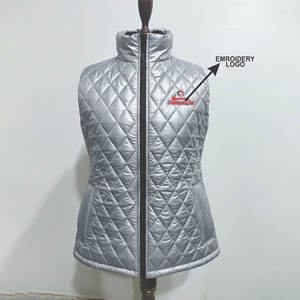 Veste bomber rembourrée sans manches de haute qualité, col montant, veste matelassée pour homme, gilet - Product Image 1