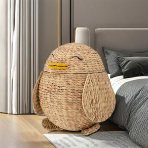 NOUVEAU PRODUIT! Tienphong vente en gros 2025 panier de jacinthe d'eau naturelle Pingo tissé à la main pour le stockage des vêtements - Product Image 5