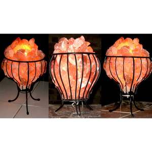 Lampe Bouquet en Pierre de Sel de l'Himalaya avec Cordon Variateur pour Décoration Intérieure, Spa, Sauna et Espaces Bien-être - Product Image 4