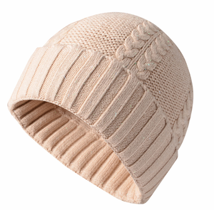 Custom Embroidery Logo Plain Knit Beanie Cap <b>Winter</b> Warm Acrylic <b>Hat</b> <b>for</b> Men and <b>Women</b> Wholesale - Product Image 2