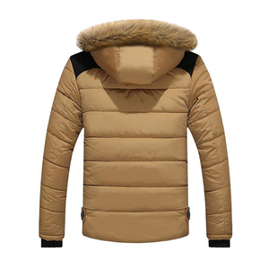 Chaqueta de Invierno para Hombre al por Mayor, Chaqueta de Lona con Cuello Alto, Cierre de Cremallera, Impermeable y Transpirable - Product Image 5