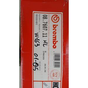 PAR DE DISCOS DE FRENO TRASEROS MERCEDES ML W163 2ª Serie (02>05) 08.7607.11 Gasolina - - Product Image 6