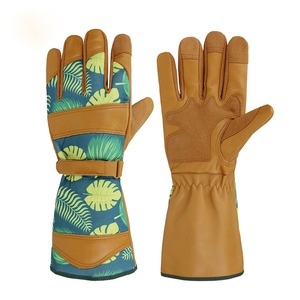 Guantes DE TRABAJO PARA deshierbe de jardinería, guante de jardín de cuero para mujer a prueba de espinas sin puñaladas para cavar, plantar, podar logotipo personalizado - Product Image 2