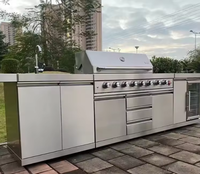 Armoires de cuisine d'extérieur résistantes aux intempéries, barbecue d'extérieur ultime, grilles de cuisine d'extérieur les mieux notées, cuisine d'extérieur en acier inoxydable