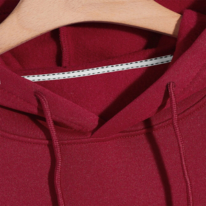 Sudadera con capucha con cordón sólido para hombre con bolsillo de algodón de alta calidad grueso pesado francés Terry pulóver personalizado hombro caído - Product Image 4