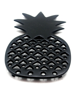 Vaisselle design antique, plat en aluminium de couleur noire, plateau et plateau de style classique pour le service et la décoration de la maison - Product Image 2